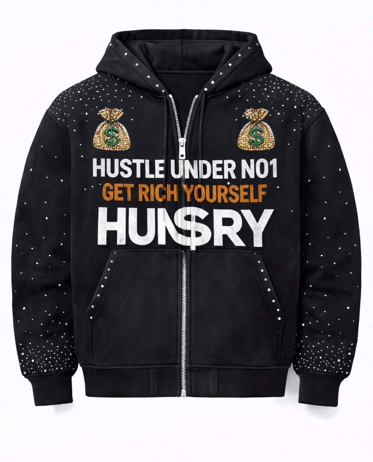 Rhinestone hoodie